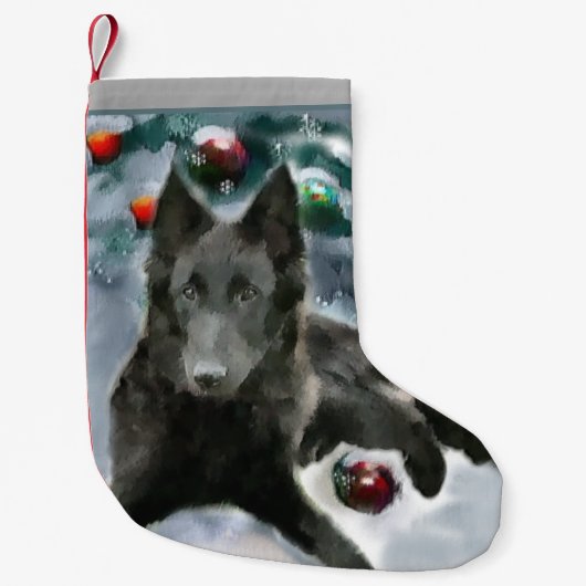 Belgische Weihnachtszeit Kleiner Weihnachtsstrumpf (Vorderseite)