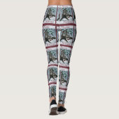 Belgische Weihnachtszeit Leggings (Rückseite)