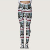 Belgische Weihnachtszeit Leggings (Vorderseite)