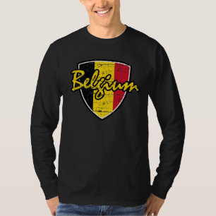 Belgischer Flaggenentwurf T-Shirt
