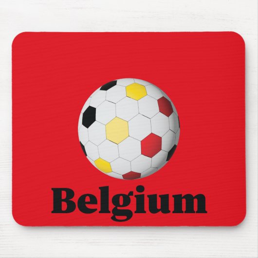 Belgischer Fußball Mousepad (Vorne)