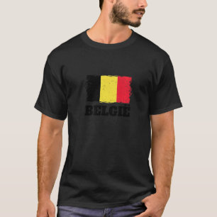 Belgischer Fußballfan 2022 Flagge Belgiens T-Shirt