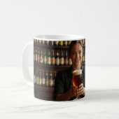 Belgischer Gaststätten-Andenken-Mug Kaffeetasse (Vorderseite Links)