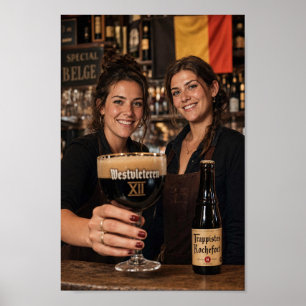 Belgischer Gaststätten-Freundschafts-Willkommenspo Poster
