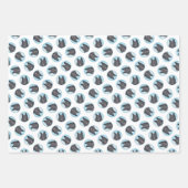 Belgischer Groenendael Sheepdog Schwarze Malerei H Geschenkpapier Set (Vorderseite 2)