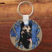 Belgischer Hirte - Malinois Schlüsselanhänger (Vorderseite)