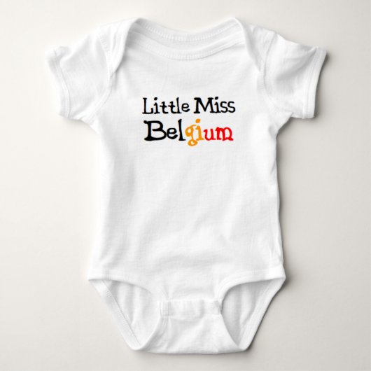 Belgischer Klein Baby Strampler (Vorderseite)