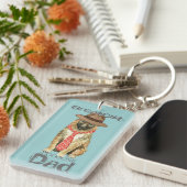 Belgischer Laekenois-Vater Schlüsselanhänger (Vorderseite rechts)