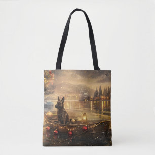 Belgischer Malinoi Weihnachtsfest Reise Tasche