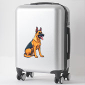 Belgischer Malinois (1) Aufkleber (Koffer)