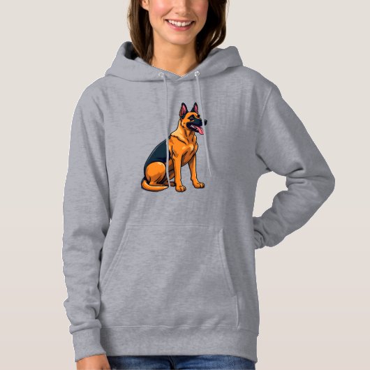 Belgischer Malinois (1) Hoodie (Vorderseite)