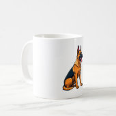 Belgischer Malinois (1) Kaffeetasse (Vorderseite Links)