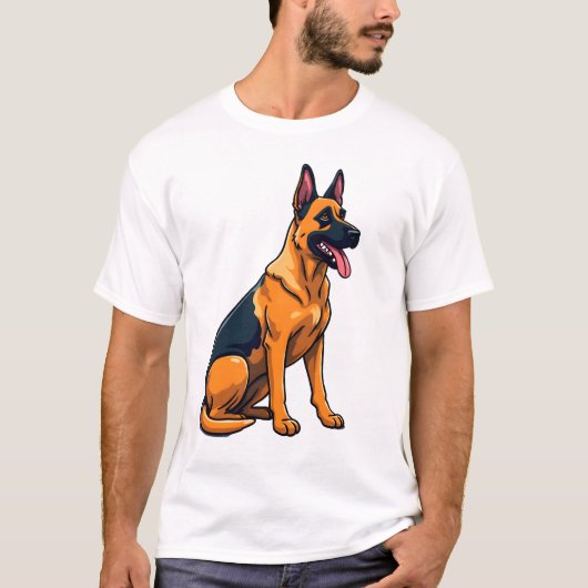 Belgischer Malinois (1) T-Shirt (Vorderseite)