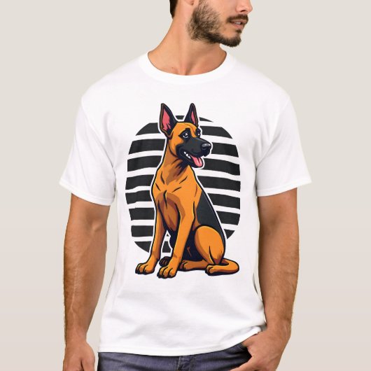 Belgischer Malinois (2) T-Shirt (Vorderseite)