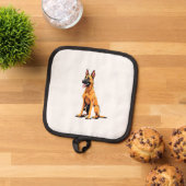 Belgischer Malinois (3) Topflappen (Oben Unten)