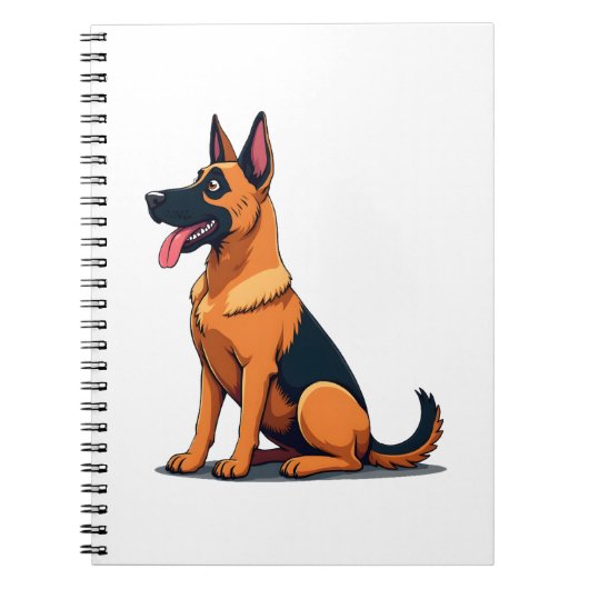 Belgischer Malinois (6) Notizblock (Vorderseite)