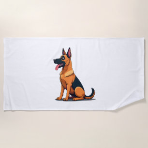 Belgischer Malinois (6) Strandtuch