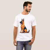 Belgischer Malinois (6) T-Shirt (Vorne ganz)