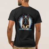 Belgischer Malinois Agility Jump T - Shirt (Rückseite)