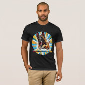 Belgischer Malinois Agility Jump T - Shirt (Vorne ganz)