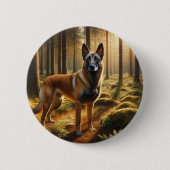 Belgischer Malinois Button (Vorderseite)