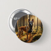 Belgischer Malinois Button (Vorne & Hinten)