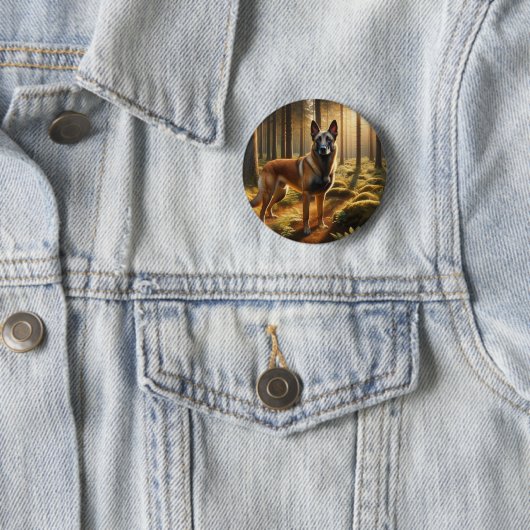 Belgischer Malinois Button (Beispiel)