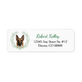 Belgischer Malinois-Eukalyptusblattkranz (Vorne)