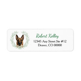 Belgischer Malinois-Eukalyptusblattkranz
