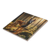 Belgischer Malinois Fliese (Seite)
