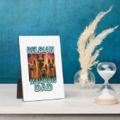 Belgischer Malinois Fotoplatte (Seite)