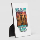 Belgischer Malinois Fotoplatte (Seite)