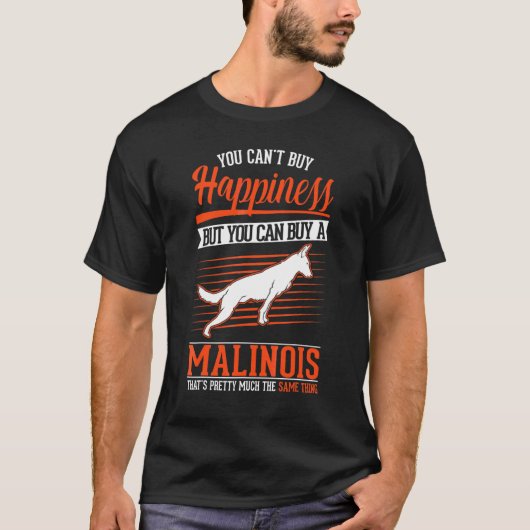Belgischer Malinois Glück Malinois T-Shirt (Vorderseite)