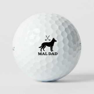 Belgischer Malinois Golf-Vater Titleist Pro V1 Bal Golfball