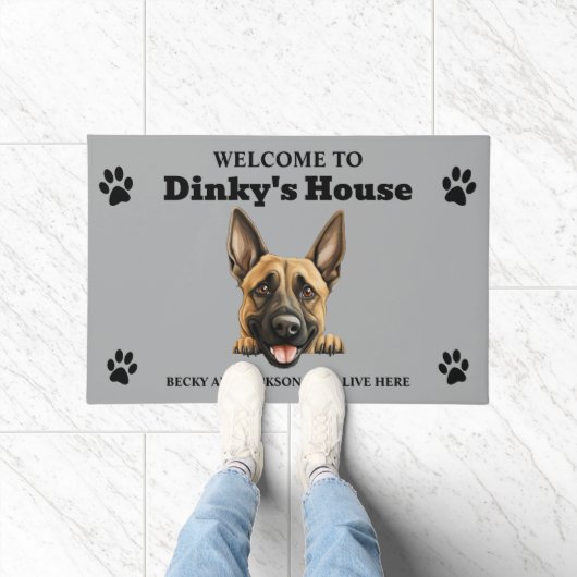 Belgischer Malinois Hund Fußmatte (Indoor)