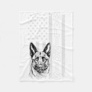 Belgischer Malinois Hund Hunde Mama Papa Hunde Lie Fleecedecke