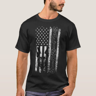Belgischer Malinois Hund Hunde Mama Papa Hunde Lie T-Shirt