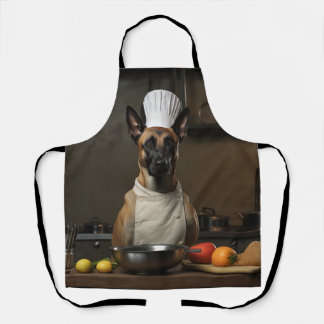 Belgischer Malinois-Hund-Koch Schürze