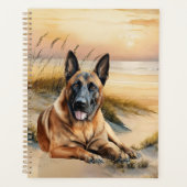 Belgischer Malinois Hund Küstenbucht Planer (Vorderseite)