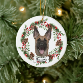 Belgischer Malinois Hund Personalisiert Pet Orname Keramik Ornament