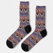 Belgischer Malinois Hund Valentinstag Socken (Linkes Detail)