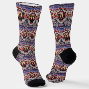 Belgischer Malinois Hund Valentinstag Socken