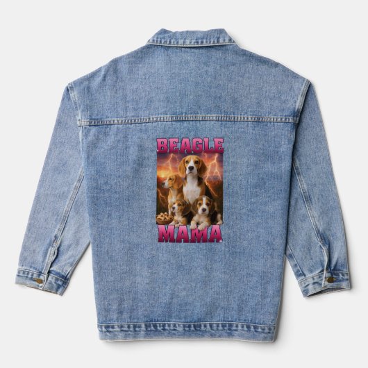 Belgischer Malinois Jeansjacke (Rückseite)