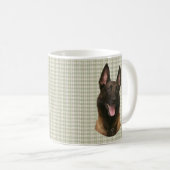 Belgischer Malinois Kaffeetasse (VorderseiteRechts)