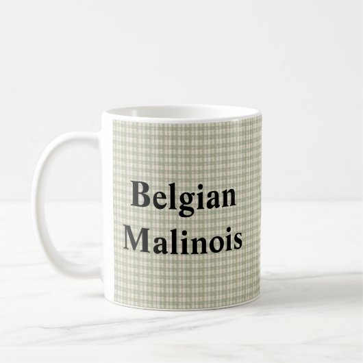 Belgischer Malinois Kaffeetasse (Links)