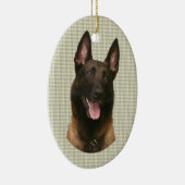 Belgischer Malinois Keramikornament (Rechts)