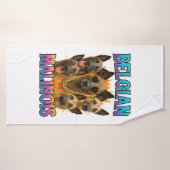Belgischer Malinois-Kopie Badehandtuch (Badehandtuch)