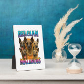 Belgischer Malinois-Kopie Fotoplatte (Seite)