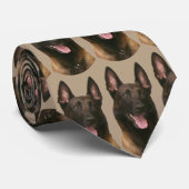 Belgischer Malinois Krawatte (Gerollt)