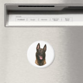 Belgischer Malinois Magnet (In Situ (Geschirrspüler))